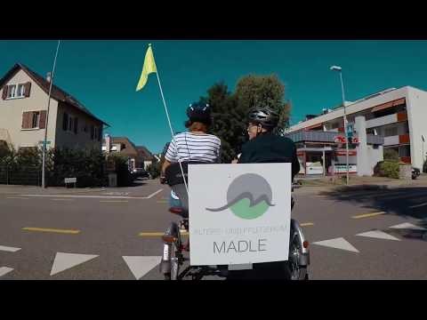 Mit dem Velotandem unterwegs